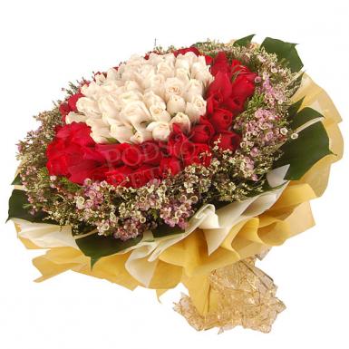 Rose Armotise - 99 Stalks Roses Bouquet Flower