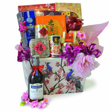 Amassed Wealth Oriental Hamper - Chinese New Year Cordon Bleu Birdnest Scallop Gift