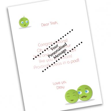 Tweeny Beane Baby Card