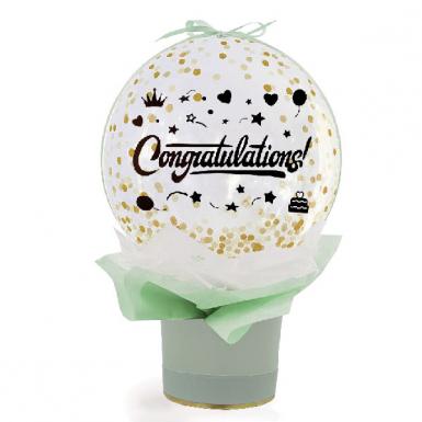 Congrats Confetti Balloon- Konfetti Bubble Balloon Gift