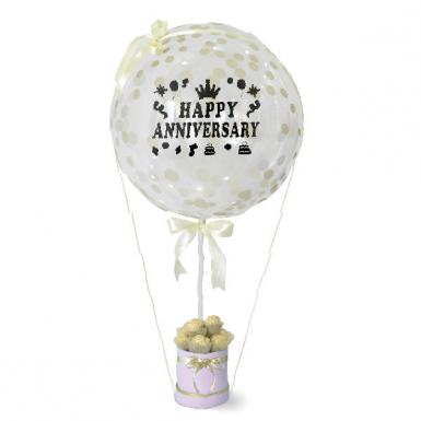 Anniversary Glitter Balloon - Ferraro Rocher Choc Belon