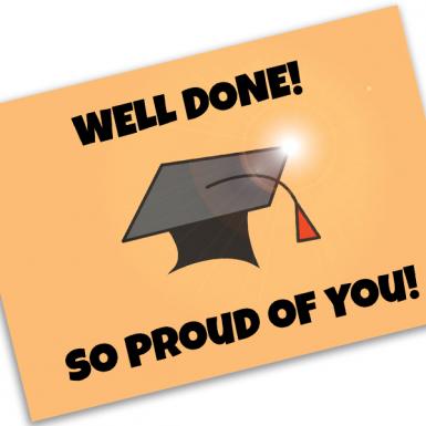 Congrats Graduate Hat Card