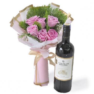 Rosy Wine - Wolfblass Shiraz with Rose Bouquet