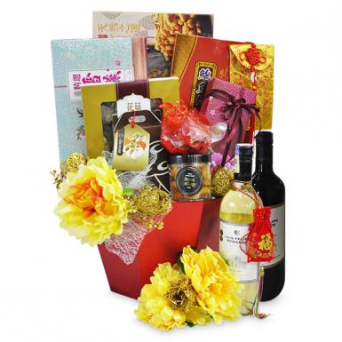 Good Tidings Chinese New Year Hamper Gift - Wines