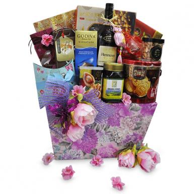 Philanthropy New Year Hamper - Chinese Delicacies, Hennessy VSOP