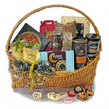 Najah - Whittard Chocolate, Halal Cookies Basket Hamper