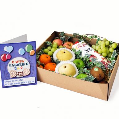 Juicy Fruity Dad Gift - Fruits and Juice for Father