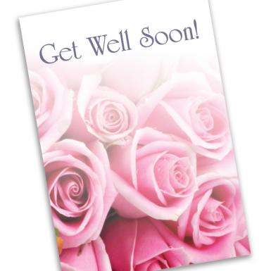 Get Well Rose Wishing Card