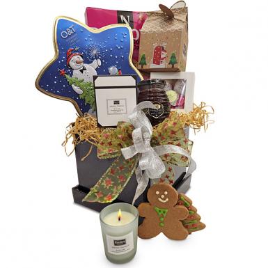 Arden Gift Hamper - Honey, Cookies, Chocolate, Gingerbread, Scented Soy Candle