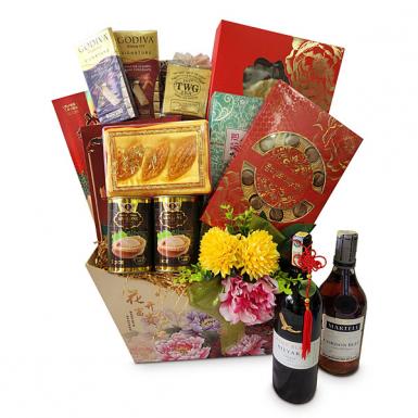 Golden Larch Chinese Hamper - Cordon Bleu Premium Gift Basket