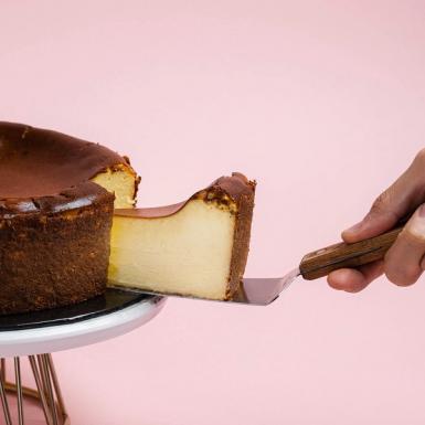 Original Basque Burnt Cheesecake - with Birthday Balloon and Chocolates