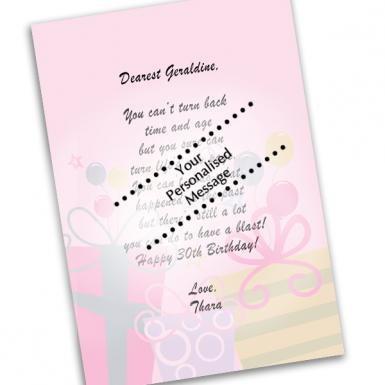 Birthday Bash Personalised Card