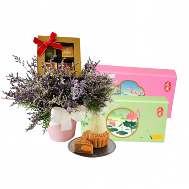 Sweet Gala Mooncake - Royce Hokkaido Chocolate with Mooncake Caspia Gift