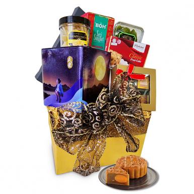 Lunar Gala Mooncake Hamper - Royce Chocolate, Cookies, Juice Gift