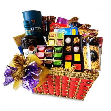 Saahas Deepavali Whisky Hamper Basket