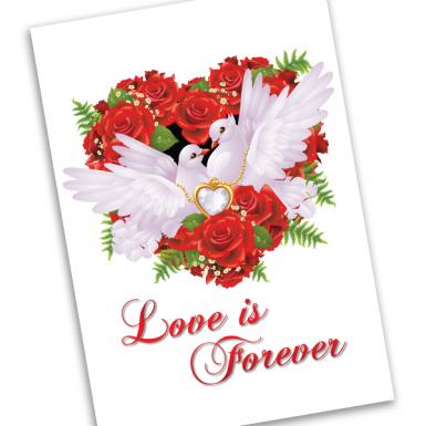 Dovey Lovey Forever Custom Card