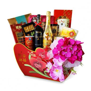 Honorable Oriental CNY Hamper - Sparking WIne, Scallop, Fish Maw