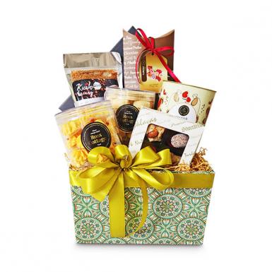 Alinsaf Raya Cookies Hamper - Kueh Makmur, Baklavas, Semperit Gift