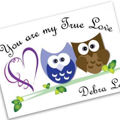 BIG Owl Love U Card