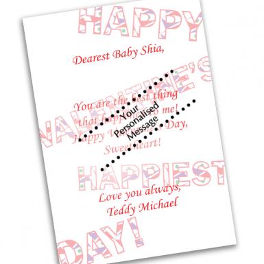 Valentine Happiest Person Card