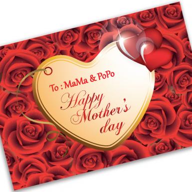 Mum Rosy Love Card