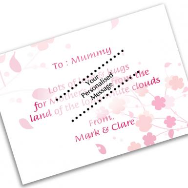 Mum Floral Line Card