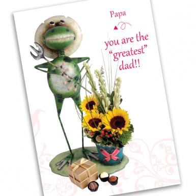 Froggy Dad Love Card