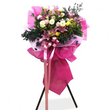 Riotous Colors - Congrats Floral Arrangement