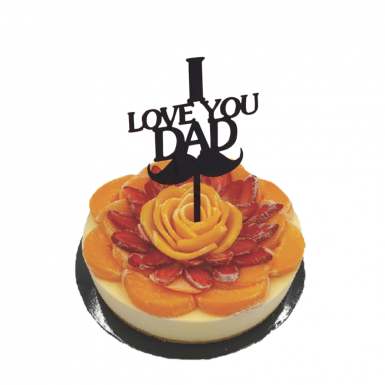 Dadlicious Berry Peachy Mango Cheesecake