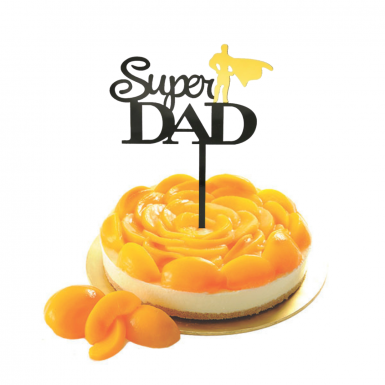 Mangolicious Cheese Cake for Super Hero Dad