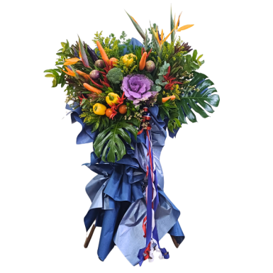 Veggie Victory - Vegetable Congrats Bloom Flower Bouquet Stand