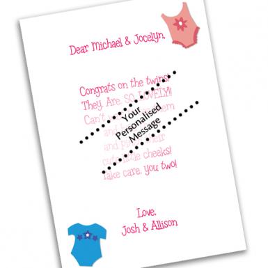 Baby Clothline Congrats Card