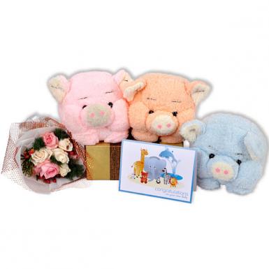 Porky Play - Baby Shower Hamper Gift