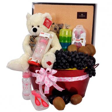 Fruity Jazzy - Baby Shower Gift with Fruits For New Mother