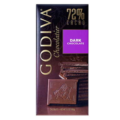 Godiva Dark Chocolate Tablet 90g