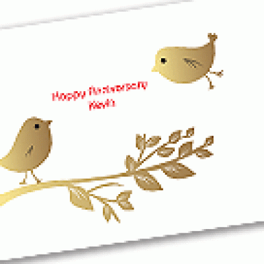 Tweety Tweet Anniversary Card