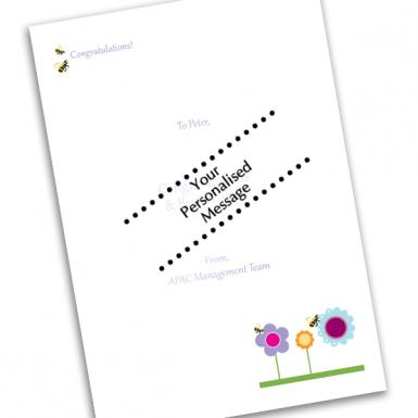 Springtime Congratulation Print Card