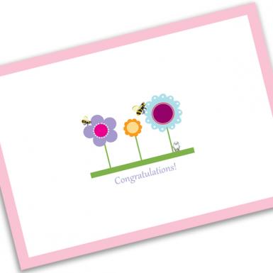 Springtime Congratulation Print Card