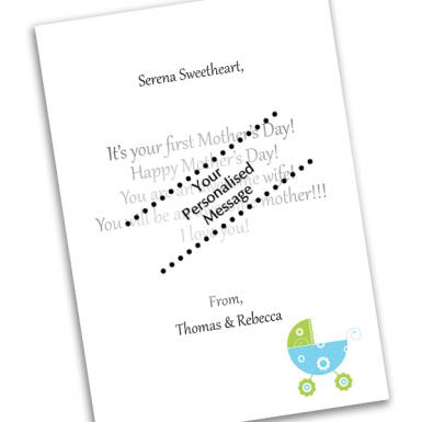 Baby Boy Essentials Congrats New Baby Print Card