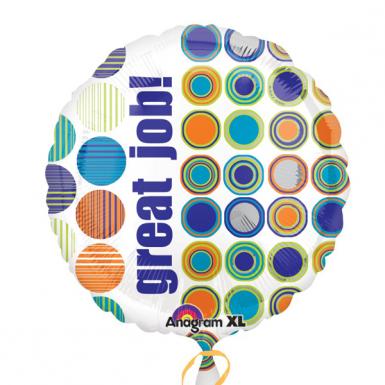 Great Job 18 inch Foil Helium Balloon - Congrats Thanks Float