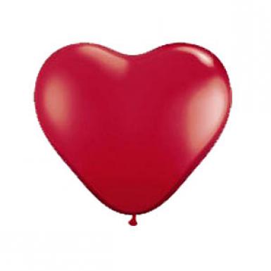 Latex Heart Shaped Balloon - Single