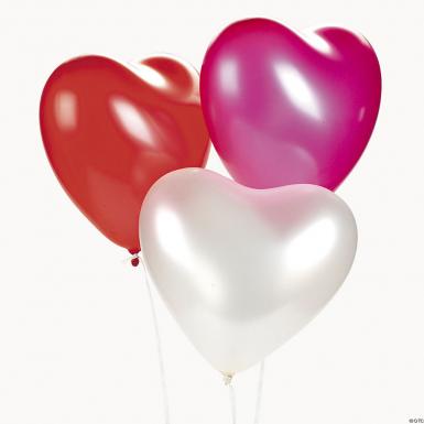 Latex Heart Shaped Balloon 15 inch - Triple