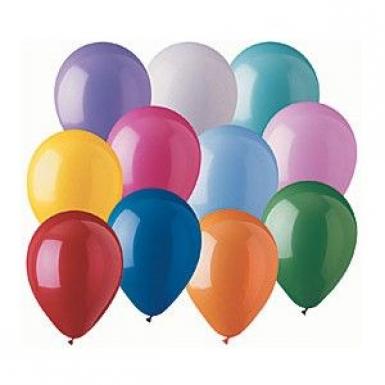 Lots of Colors Helium Latex Balloons - 12