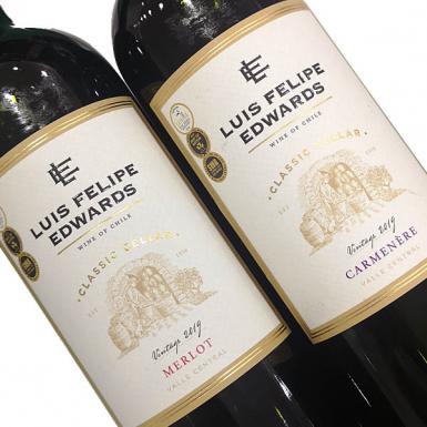 Luis Felipe Edwards Classic Cellar Vintage Merlot & Carmenere