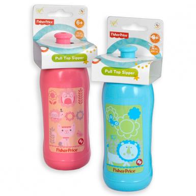 Fisher Price Pull Top Sipper 300ml - Baby Bottle Accessories