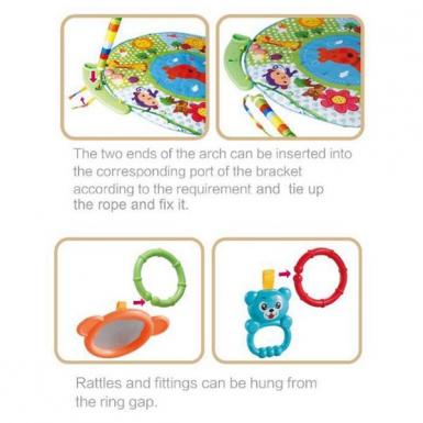 Baby Rattle & Jingle Developmental Mat