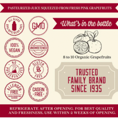 Lakewood Organic Juices 946ml