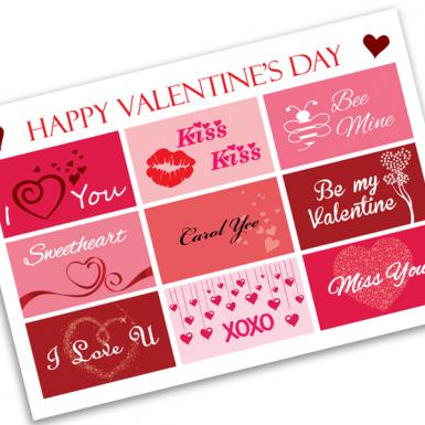 Love Nine Custom Personalized Card