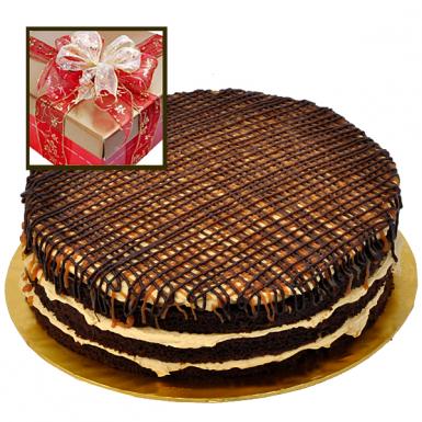Salted Caramel Chocolate Gateaux 2kg Cake