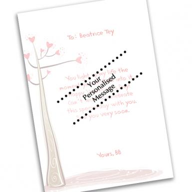 Chirpy Love Custom Valentine Love Card